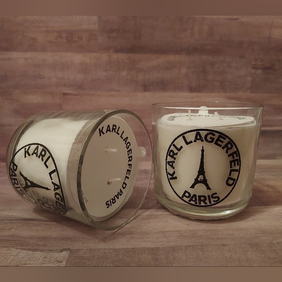 (2) Lot! Karl Lagerfeld Candle Karl Lagerfeld Paris Magic Pear NEW